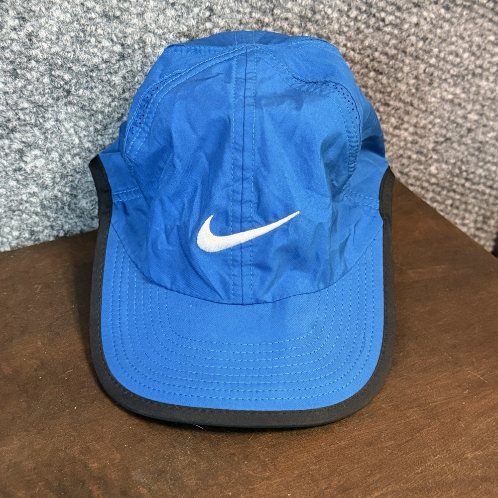 Nike Unisex Adjustable Dri Fit Light Weight Tennis Hat Blue